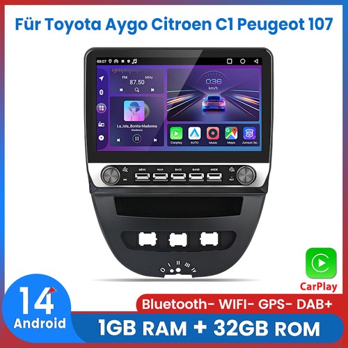 Per toyota aygo citroen - 10.1",