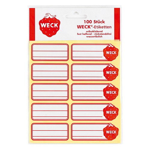 Weck 80812 etichette - weck,