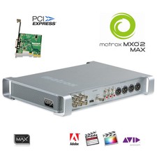 Matrox MXO2 Max I/O-Box con Scheda PCIe Encoder Veloce H.264 MP4 HD-SDI HDMI