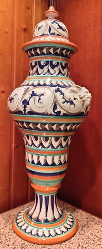 Vaso ceramica decorato a - in,