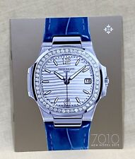 PATEK PHILIPPE 2013 Booklet 7010 Nautilus Quartz Date Sweep Seconds Diamonds /