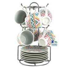 Servizio tazze caffe con - tazze, da