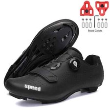 Scarpe da Ciclismo Mtb Racing Autobloccanti con Tacchetti Spd Bici da Strada