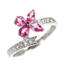Anello con diamanti zaffiro