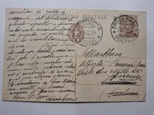 Intero postale 1929 Regno d’Italia 30c Croce Mosso Vercelli per Firenze Cortona