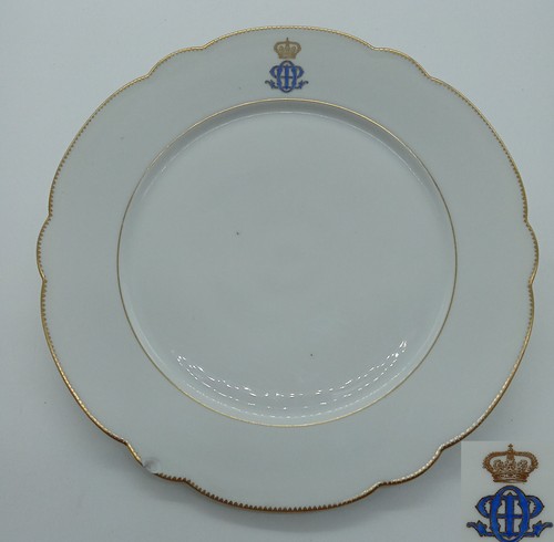 Assiette couronne royale - couronne,