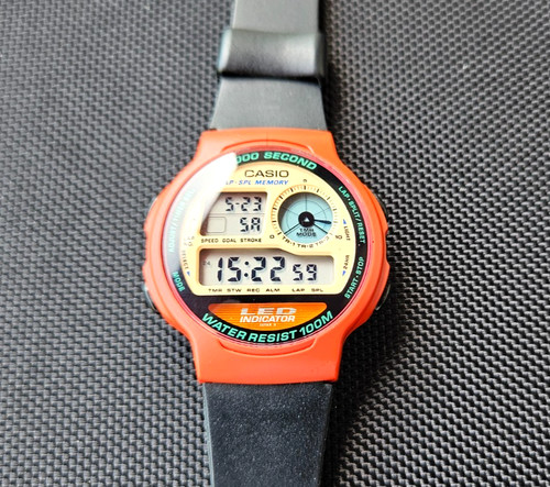 Casio led raro rosso - led-10,
