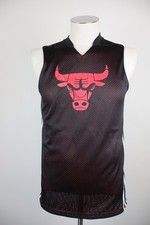ADIDAS CHICAGO BULLS NBA CANOTTA BASKETBALL TG M T-SHIRT SPORT DOUBLE FACE