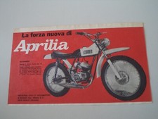 advertising Pubblicità 1970 MOTO APRILIA SCARABEO CROSS 50
