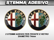 2 Pezzi Stemma oro Logo ALFA ROMEO GIULIETTA MITO 156 159 Anteriore E Posteriore