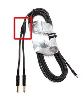 Proel CHLP170LU3 Cavo Y jack 3.5 Stereo a 2 jack 6.3 Mono 3mt