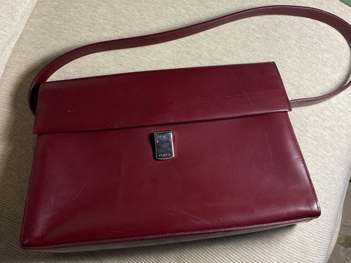 Borsa pelle bordeaux - borsa,
