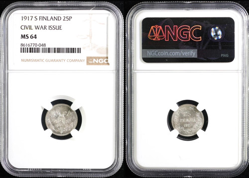 1917 finlandia 25p emissione - finlandia,