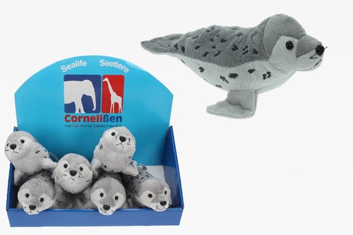 Peluche foca leone grigio - leone,