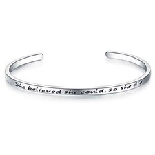 Bracciale rigido con Frase