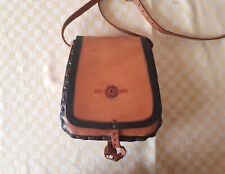 Borsa a tracolla Vintage per donna ragazza in vero cuoio lavorato a mano