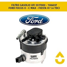 5517000 FILTRO GASOLIO UFI FORD FIESTA FOCUS 2 C MAX VOLVO C30 V50 cc 1600 TDCI