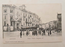 Cartolina saluzzo cuneo - cartolina, piazza