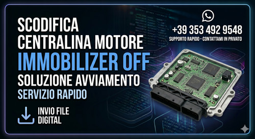 Scodifica centralina motore - motore,