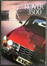 ROVER 3500 Brochure vendita