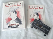 J W Goethe I dolori del giovane Werther Audiocassetta e Libro La Stampa 1994