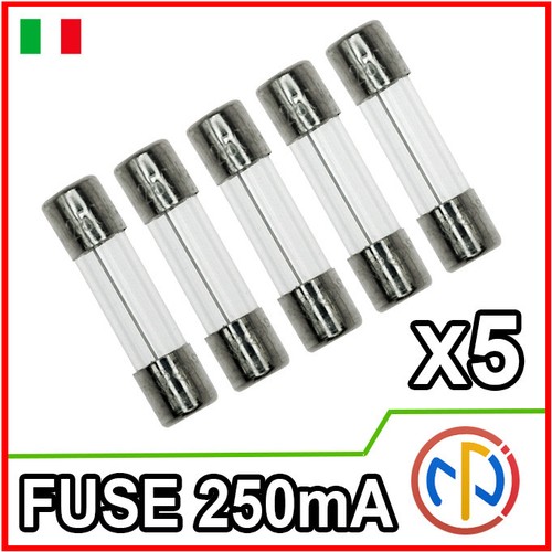 Fusibili 250ma 25a 250v - fusibili, 0.25a