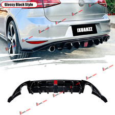 Gloss Black Rear Bumper