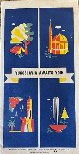Grande mappa della jugoslavia - grande,