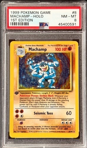 1999 pokemon game machamp - 1999, holo