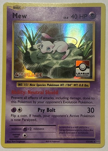 Carte pokemon mew - carte,