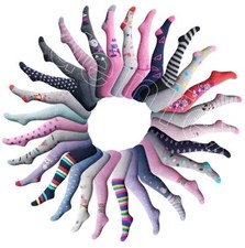 Collant bambina invernale bambino maglia colorato fantasia cotone