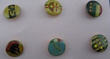 Vecchie spille pins calcio - -,