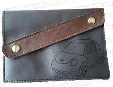 Portadocumenti portalibretto pelle auto Maggiolino VW  New Beetle Kaefer Leather