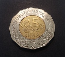 Croazia 25 kune 1998 (Lisbona