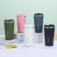 Tazza termica da viaggio in acciaio inox 380/510ML tazza thermos caffè ufficio casa