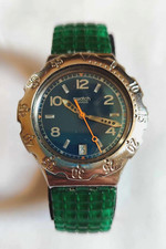 SWATCH YDS402 OROLOGIO SVIZZERO IRONY SCUBA 200 QUARZO CINTURINO A MOLLA BATTERY