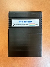COMMODORE 64 PIT STOP GIOCO CARTUCCIA CARTRIDGE TESTATA OTTIME CONDIZIONI