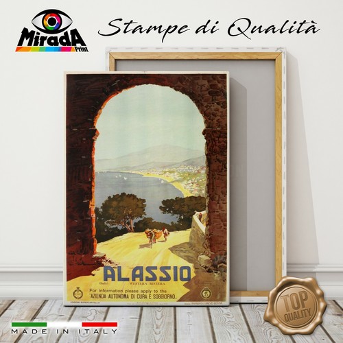 Quadro vintage alassio - quadro,