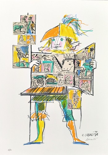 Emanuele luzzati serigrafia - emanuele, luzzati.