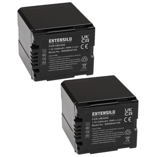 Batteria per panasonic - 2x,