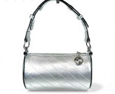 Borsa a tracolla Gucci argento