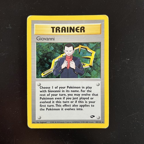 Pokemon card giovanni - pokemon, holo