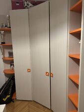 camera ragazzo, composta da libreria, armadio angolare, scrivania doppia 