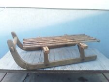 Vecchia Slitta Da Trasporto In Legno Originale 