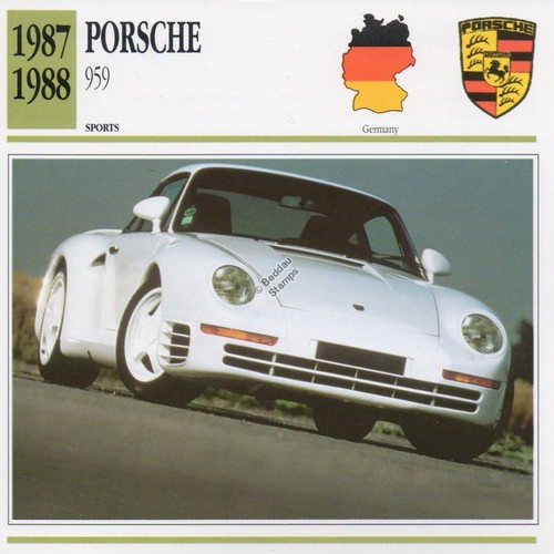 1987 1988 porsche 959 sports - 1987-1988,