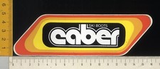 R03410] ADESIVO STICKERS  VINTAGE ANNI '80 ABBIGLIAMENTO SCI SKI CABER