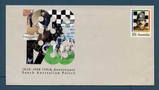 AUSTRALIA  - 1988 - BUSTA - INTERO POSTALE - 150 anniv. polizia sud Austr E4075