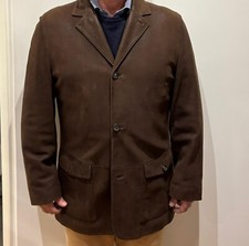  Zegna Ermenegildo - blazer jacket in pelle e cashmere - size EU XL/54