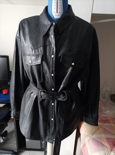 Leather bike jacket never used - leather,