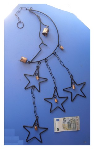 Pendente metallo luna 4 - pendente,